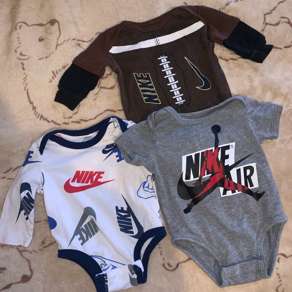 Nike Baby Boy Onesie Bundle